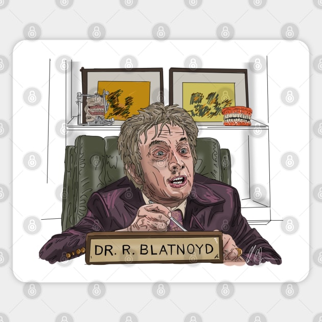 Inherent Vice: Dr. R. Blatnoyd Sticker by 51Deesigns